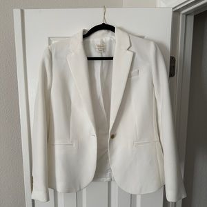 J. Crew White Women’s Blazer- 8